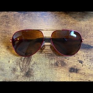 Red Carrera-Style Sunglasses (new)